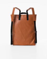 Barbara Leather Backpack - Peanut - Image 2