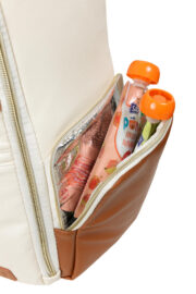 Small Diaper Backpack – Cappuccino - Image 10