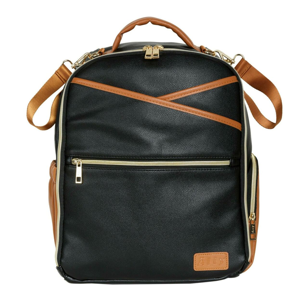 1875-2_large.jpg Small Diaper Backpack – Black Coffee - Image 1