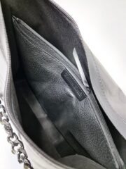 Black Leather Hobo Bag - Large - Image 9