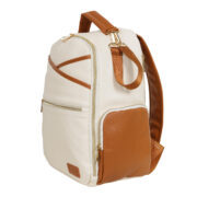 Small Diaper Backpack – Cappuccino - Image 5