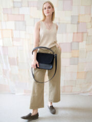 ASTORIA handbag - Black Suede - Image 14