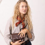 RUBY Purse - Brown Marble