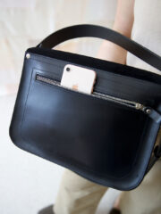 ASTORIA handbag - Black Suede - Image 12
