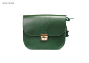 Natural Leather Saddle Bag Large – Green - Image 5