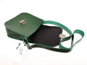 Natural Leather Saddle Bag Large – Green - Image 4