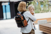 Small Diaper Backpack – Black Coffee - Image 17