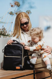Small Diaper Backpack – Espresso - Image 2