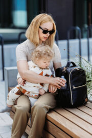 Small Diaper Backpack – Espresso - Image 19