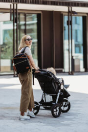 Small Diaper Backpack – Black Coffee - Image 16