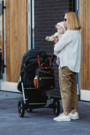 Small Diaper Backpack – Black Coffee - Image 15