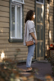 Crossbody Leather Bag KOKUKA - Small - Image 10