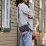 Crossbody Leather Bag KOKUKA - Small