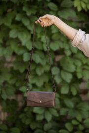 Crossbody Leather Bag KOKUKA - Small - Image 8