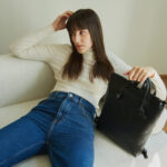 Minimal Leather Backpack ALICE ARM