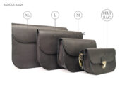 Natural Leather Saddle Bag Medium – Red - Image 12
