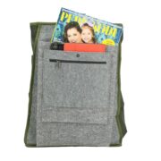 Cafe Backpack with G-hook - Khaki & Beige - Image 7