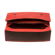 Chain Shoulder Bag - Red - Image 6