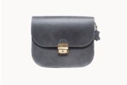 Natural Leather Saddle Bag Large – Grey - Image 3