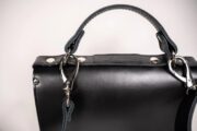 Small Briefcase Handbag - Black - Image 3