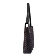 Mixed Material Handbag - Image 2