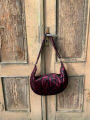 Hobo Bag - Burgundy Pattern - Image 2