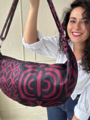 Hobo Bag - Burgundy Pattern - Image 5