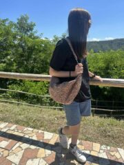 Hobo Bag - Cream and Dots - Image 2