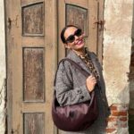 Hobo Bag Heart - Brown