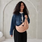 Hobo Bag Heart - Cream