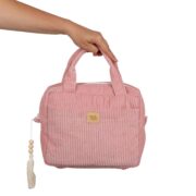 Large Make-Up Bag - Baby Pink - Image 5