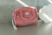 Make-Up Bag Set of 2 - Coral - Image 3