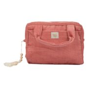 Make-Up Bag Set of 2 - Coral - Image 2