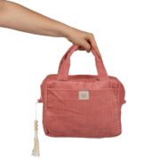 Large Make-Up Bag - Coral - Image 3