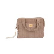 Make-Up Bag Set of 2 - Latte - Image 4