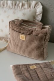 Large Make-Up Bag - Latte - Image 3