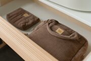 Make-Up Bag Set of 2 - Latte - Image 10
