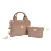 Make-Up Bag Set of 2 - Latte - Image 3