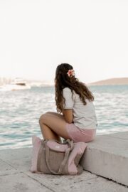 Mom / Weekender Bag - Pink Coffee - Image 3