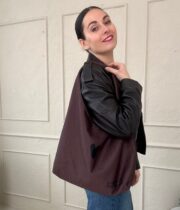 Moon Bag Heart - Brown
